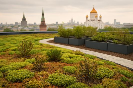 Рекомендации по проектированию озеленённых кровель в Москве: нормы, подходы и практические решения